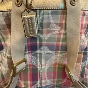 Coach | Bags | Retired Coach Spring Poppy Daisy Madras  display picture 1